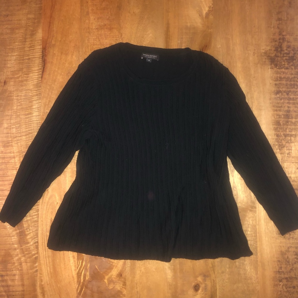 Peplum Banana Republic sweater